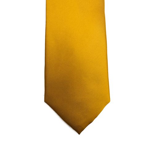 Cravate uni KNOTZ (57-JAUNE FONCÉ - 16127) MODÈLE: M100