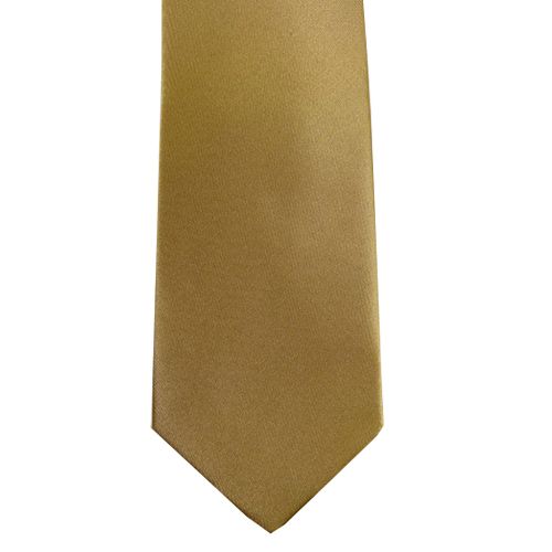 Cravate uni KNOTZ (64-LT GOLD - 16127) MODÈLE: M100