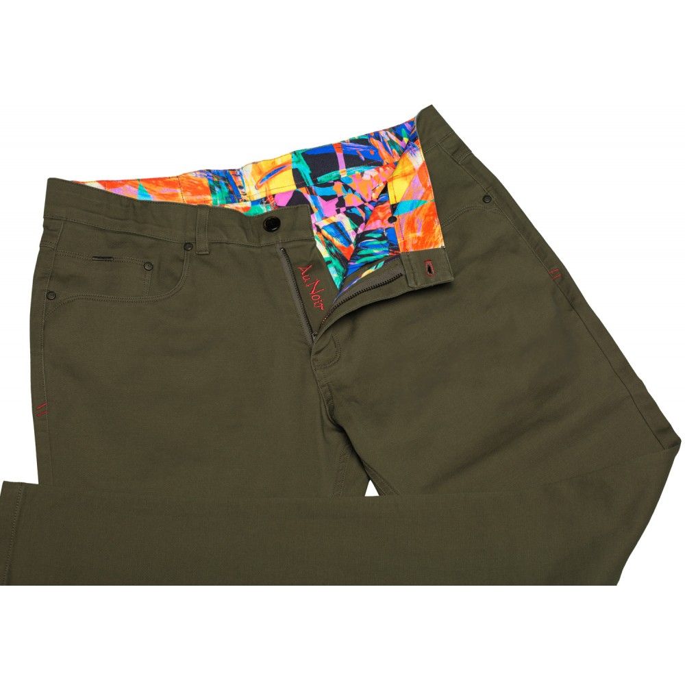 Pantalon sport extensible AU NOIR (OLIVE - 17514) MODÈLE: REMINGTON