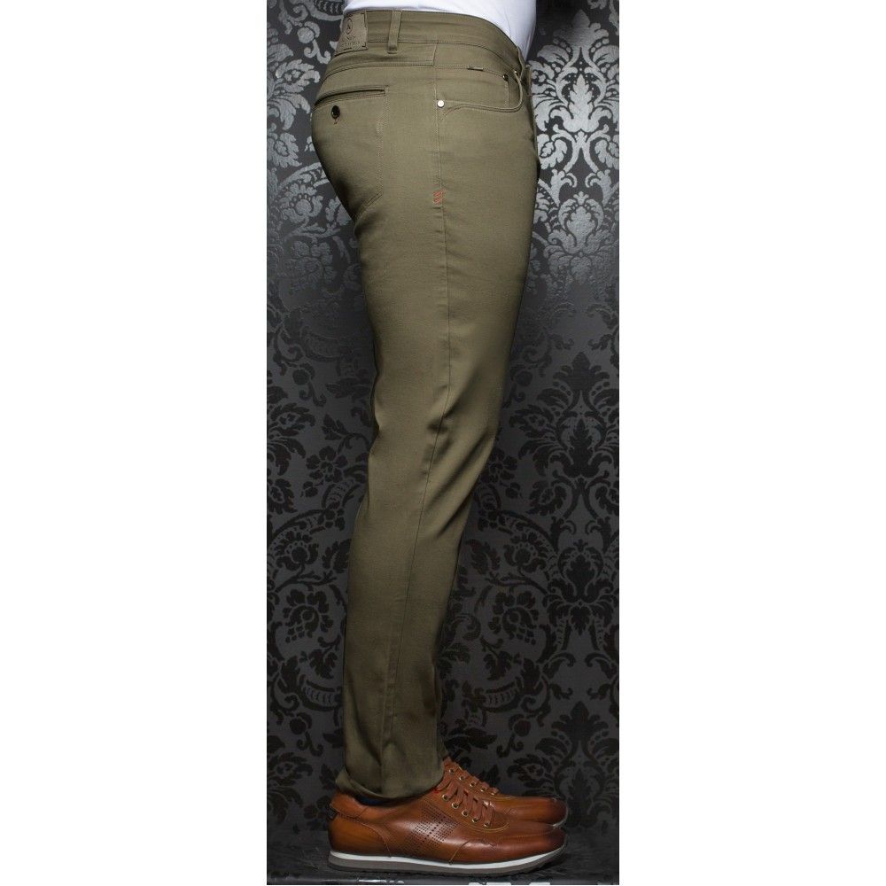 Pantalon sport extensible AU NOIR (OLIVE - 17514) MODÈLE: REMINGTON