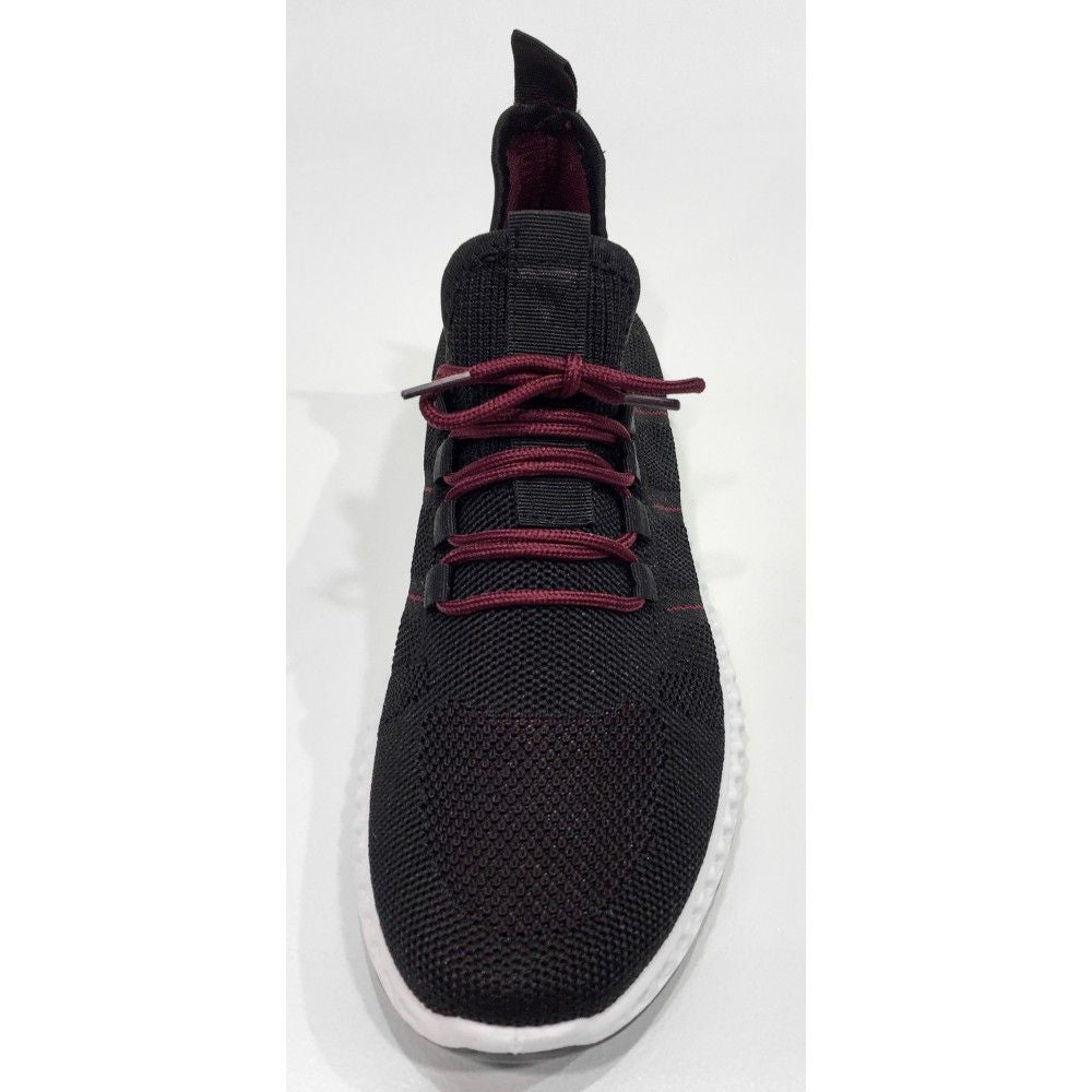 Sneaker noir (NOIR/BURG - 18666) MODÈLE: S-501243