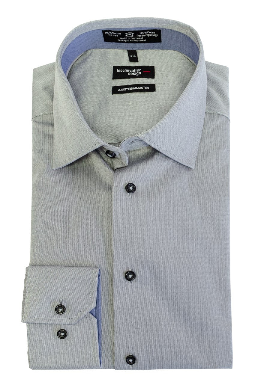 Chemise habillée Leo Chevalier (37-CHARCOAL - 20120) MODÈLE: 225161