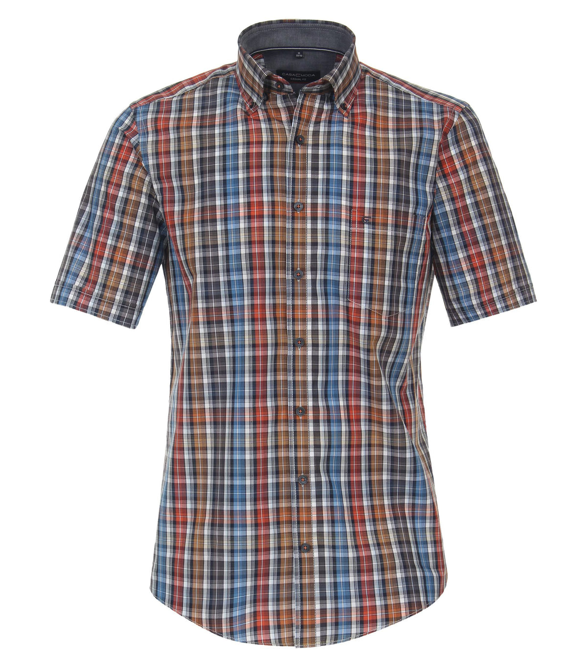 20181-Chemise sport a manches courtes CASA-MODA (450-TANGERINE - 20181) MODÈLE: 934047800