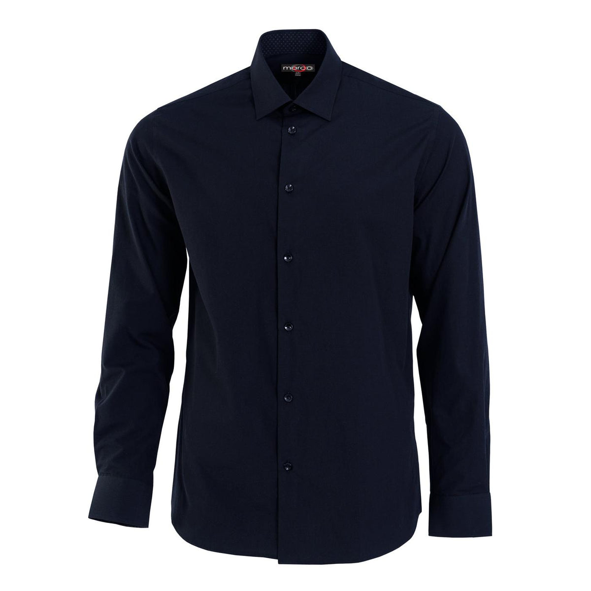 230115-Chemise habillée pour homme uni (NOIR - 230115) MODÈLE: CH930