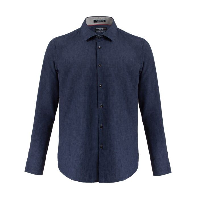 230217-Chemise habillée pour homme LÉO CHEVALIER (16-INDIGO - 230217) MODÈLE: 225157*