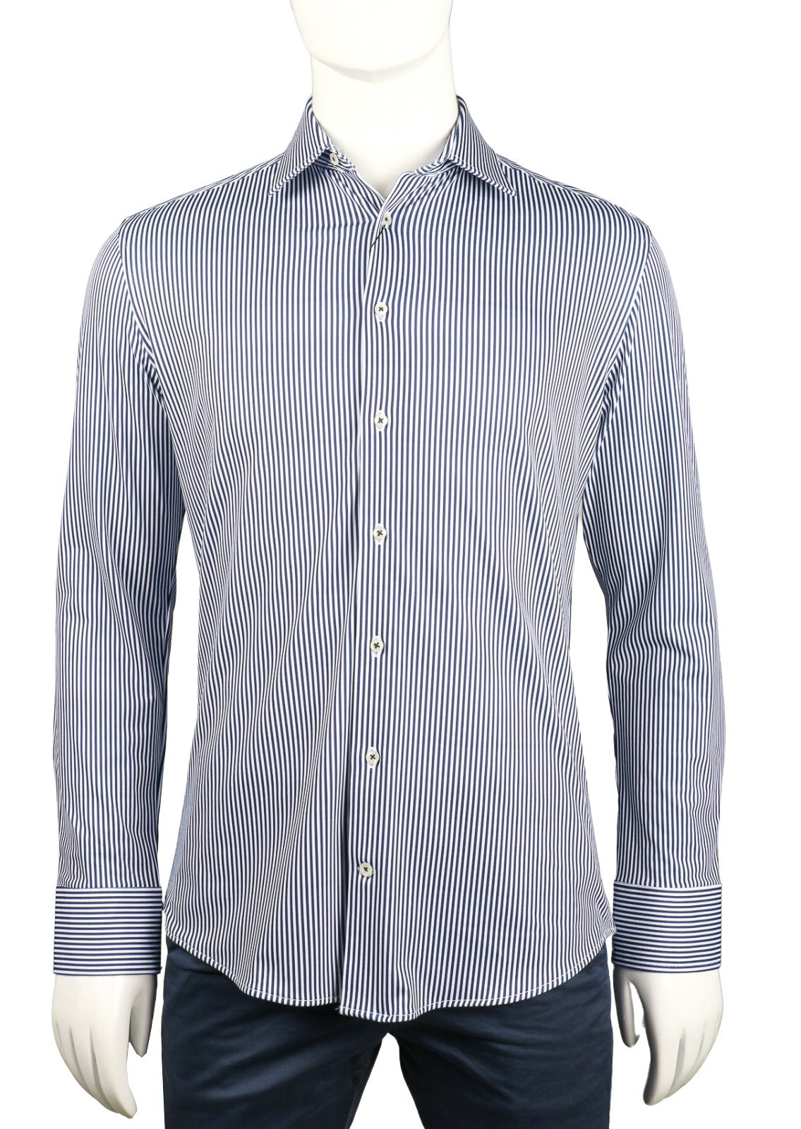 230252-Chemise sport manches longues HORST (401-MARINE - 230252) MODÈLE: HRDL232704