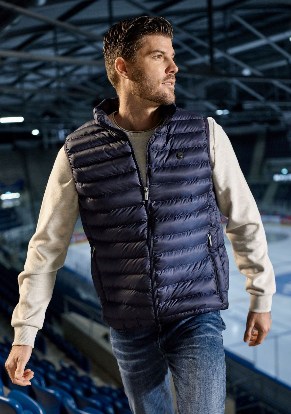 Veste sans manche marine MONTE CARLO (750-MARINE - 230287) MODÈLE: 233-88017