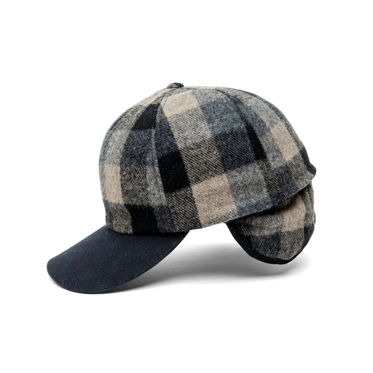 Casquette à palette avec oreilles CROWNCAP (21A-GREY - 230545) MODÈLE: 1-00198