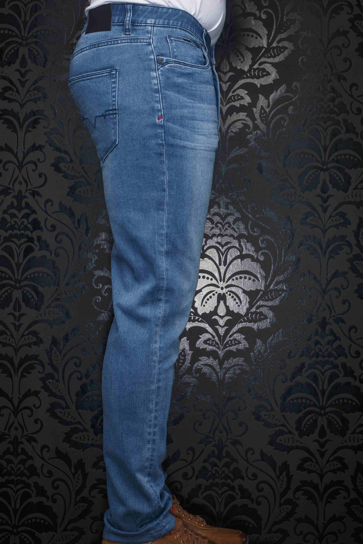 Jeans AU NOIR extensible (MIAMI - 240890) MODÈLE: JOHNNY-SRD