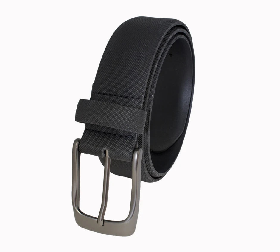 Ceinture en cuir noir CUSTOM LEATHER (04-NOIR - 241146) MODÈLE: 10236