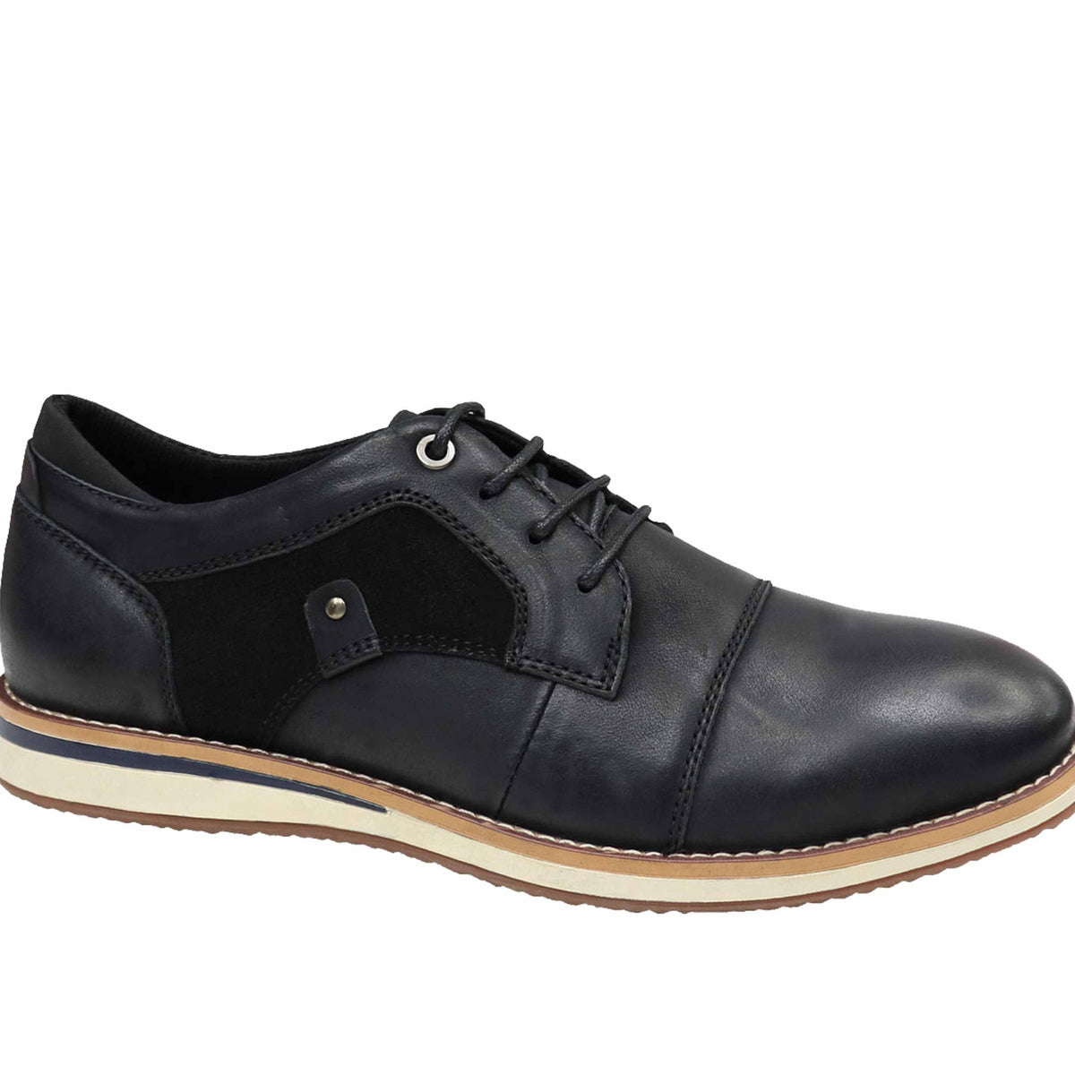 Soulier en cuir noir MARCO (NOIR - 241176) MODÈLE: S-HUGO