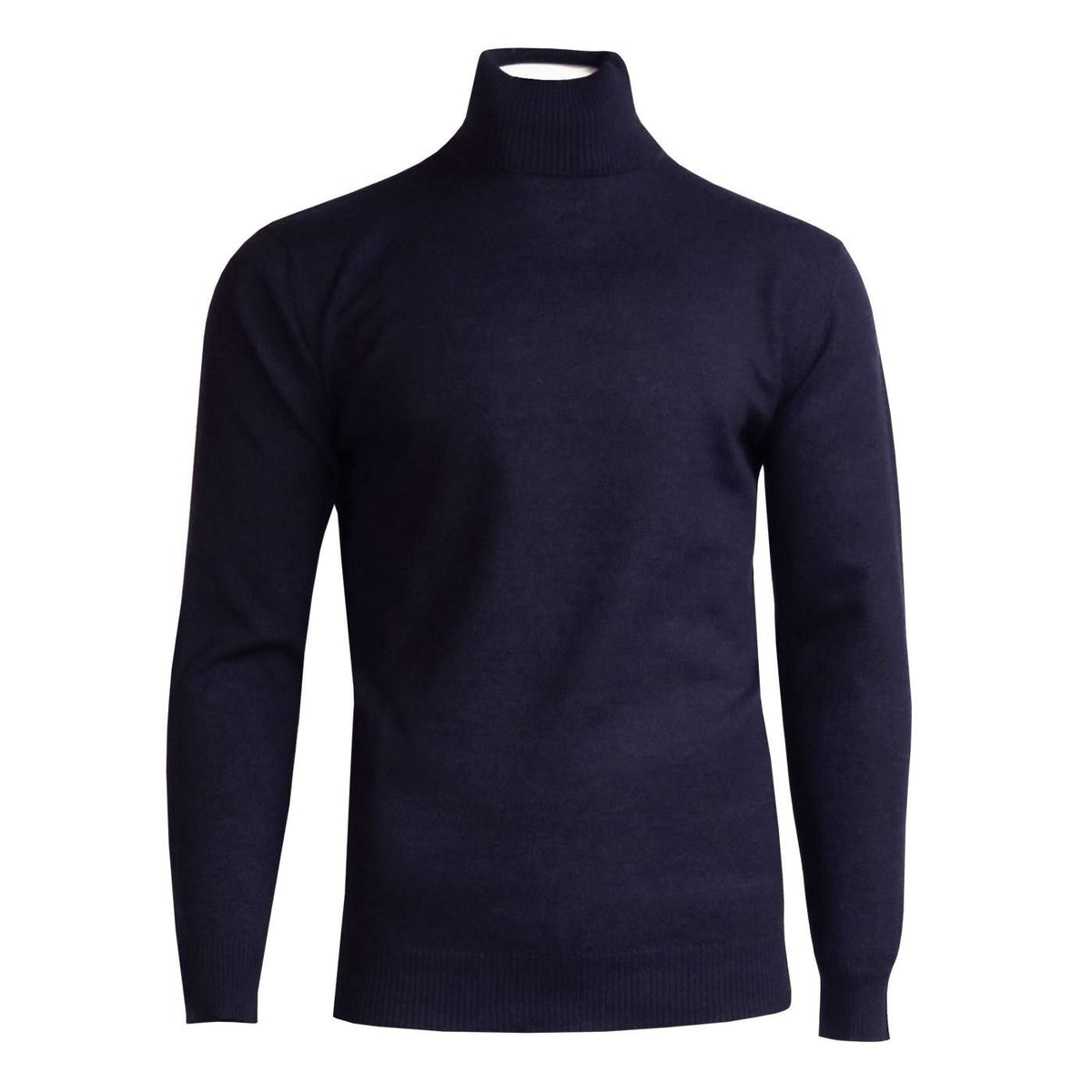 Col roulé effet chiné cashmere MARCO (NAVY MIX - 241183) MODÈLE: CR04