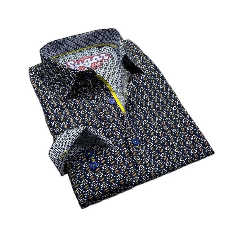 Chemise sport manches longues SUGAR (MIDNIGHT - 241213) MODÈLE: QUICK