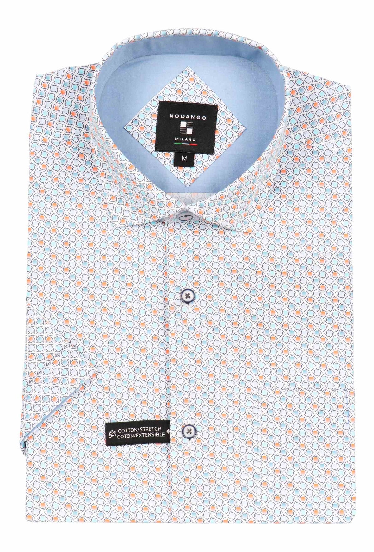 Chemise sport manches courtes MODANGO (800-ORANGE - 251644) MODÈLE: MOSS251707