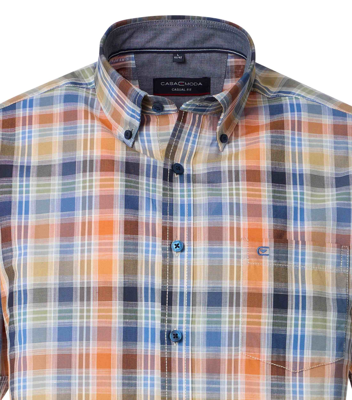 Chemise sport manches courtes CASA-MODA (100-BLEU - 251796) MODÈLE: 954392800