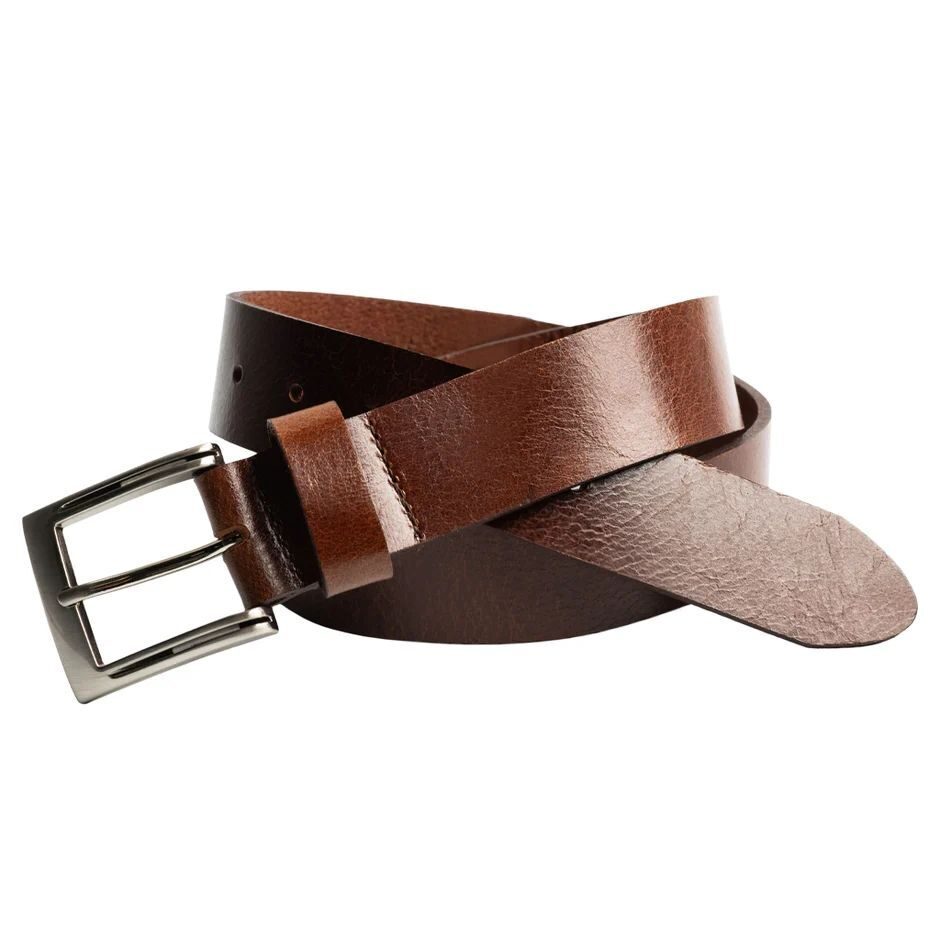 Ceinture CUSTOM LEATHER (11-TAN FONCÉ - 251822) MODÈLE: 10207