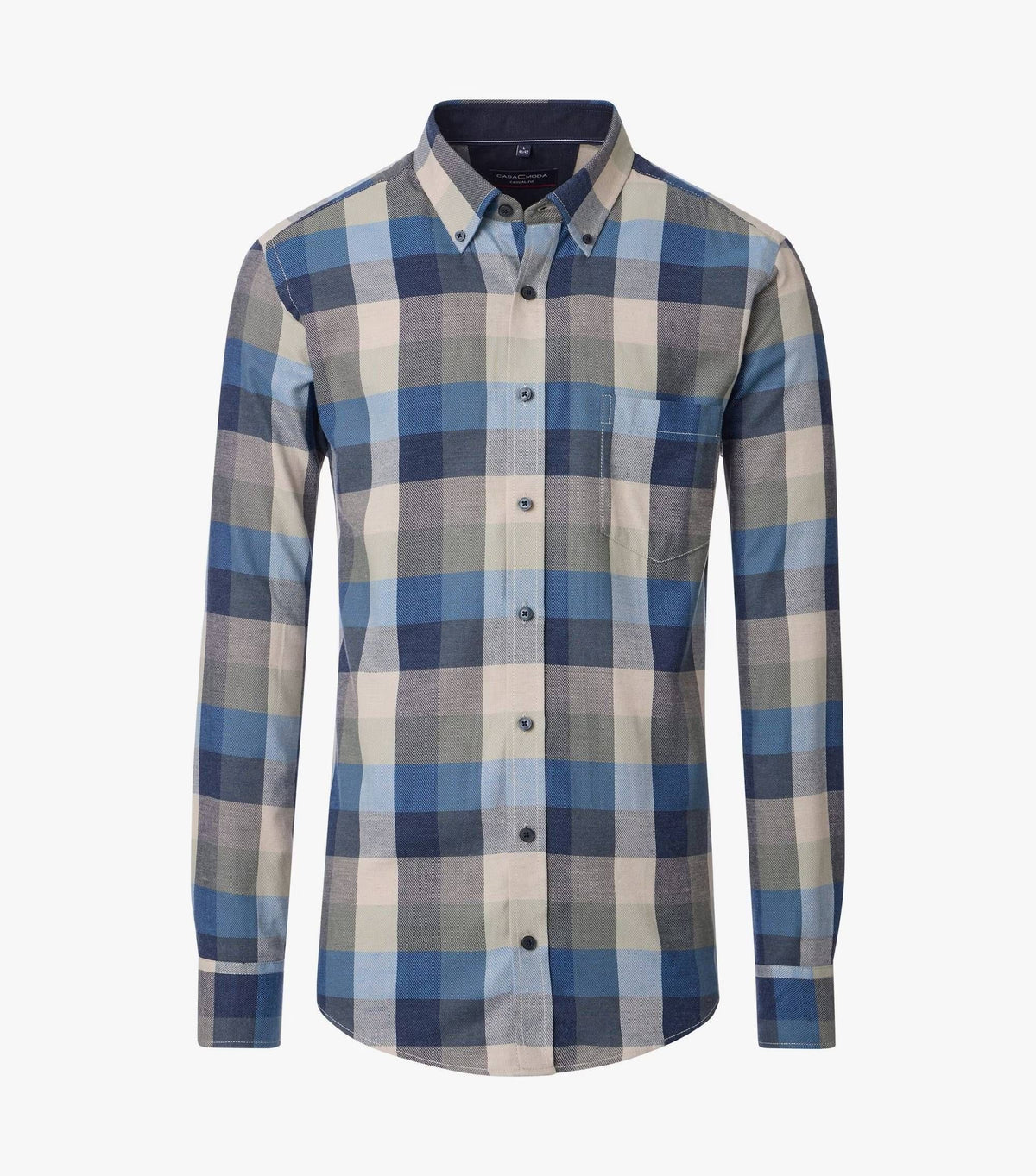 Chemise sport manches longues CASA-MODA (100-BLEU - 251944) MODÈLE: 454484800