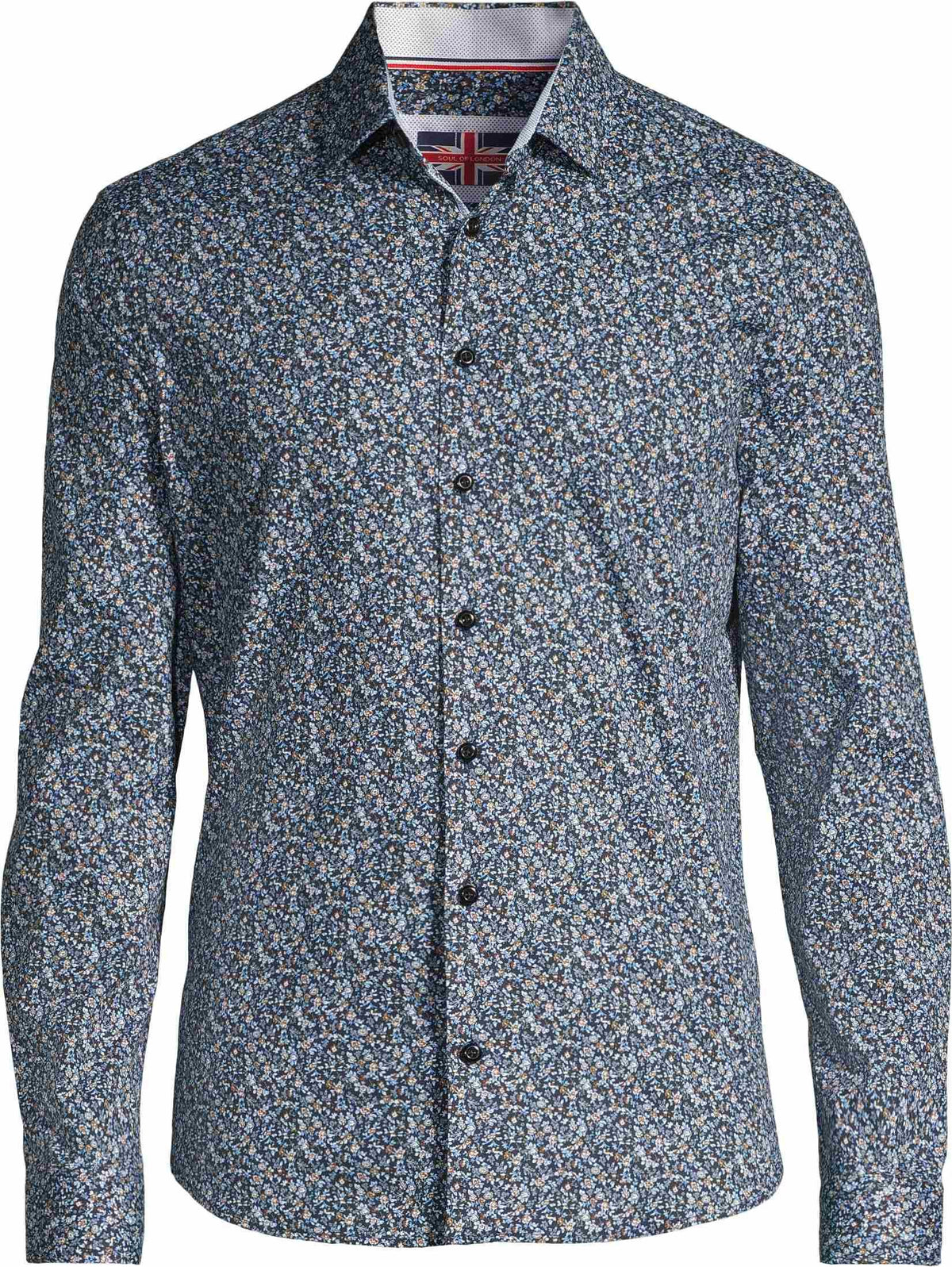 Chemise sport manches longues SOUL of LONDON (400-BLEU - 251999) MODÈLE: SOSL252712
