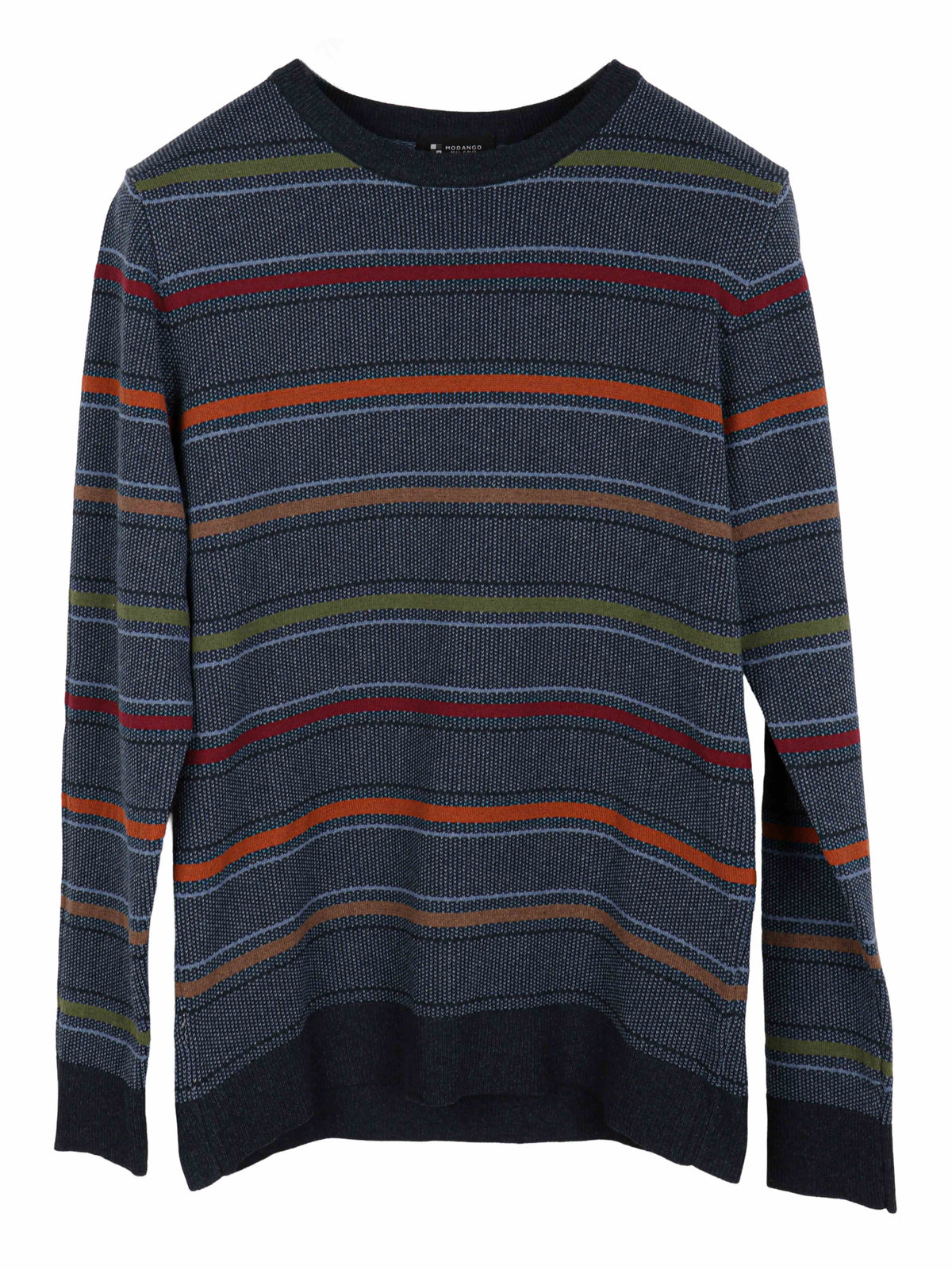 Chandail en tricot col rond MODANGO (401-MARINE - 252087) MODÈLE: MOSW252332