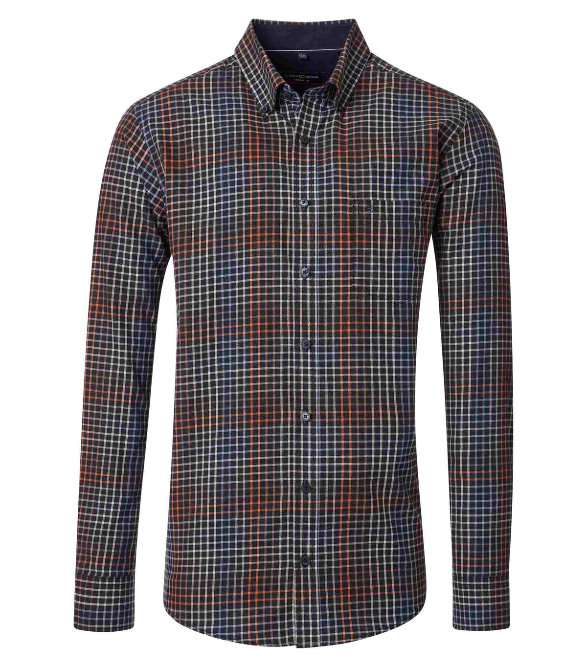 Chemise sport en flanelle CASA-MODA (450-TANGERINE - 252268) MODÈLE: 454486900