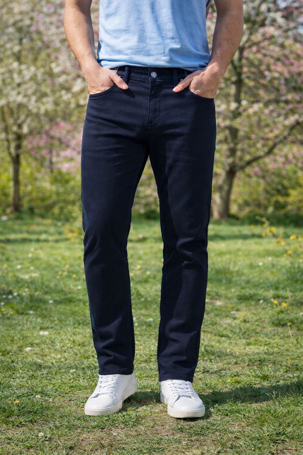 Pantalon sport extensible PROJEK (MARINE - 262393) MODÈLE: 148100