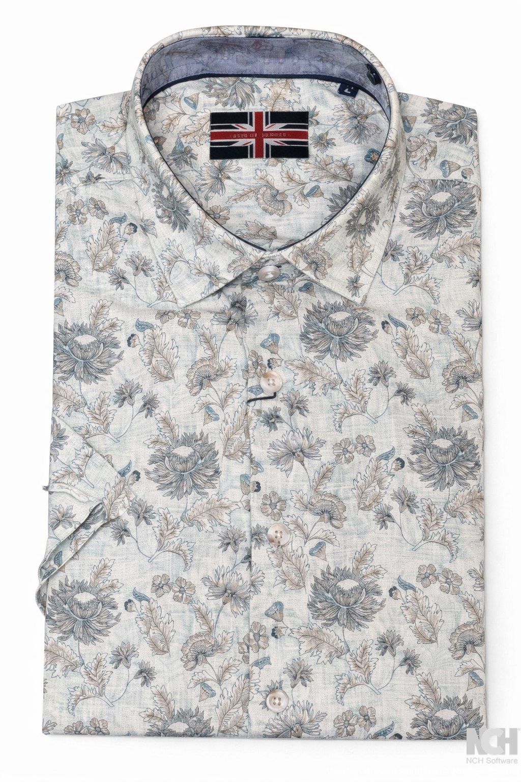 Chemise sport manches courtes SOUL of LONDON (402-BLEU PALE - 262403) MODÈLE: SOSS261777