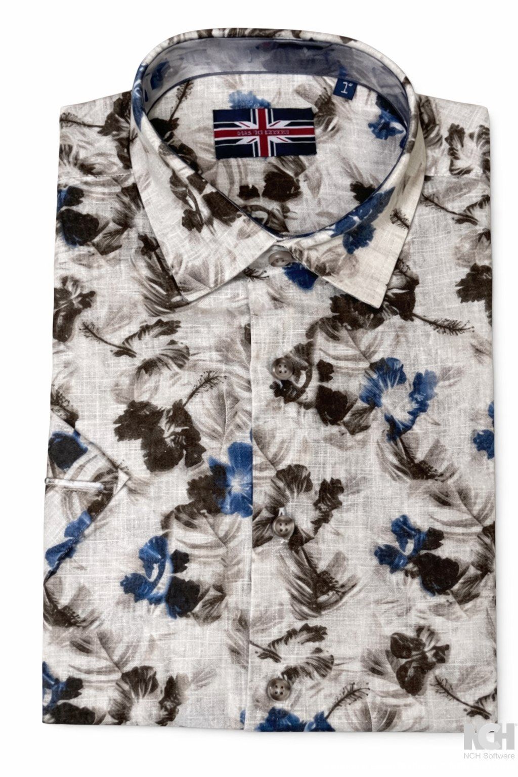 Chemise sport manches courtes SOUL of LONDON (400-BLEU - 262406) MODÈLE: SOSS261780