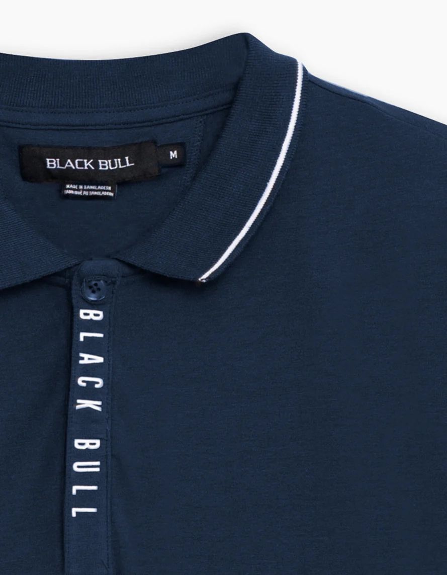 Polo manches courtes BLACK BULL (19-INSIGNIA BLU - 262418) MODÈLE: 3051