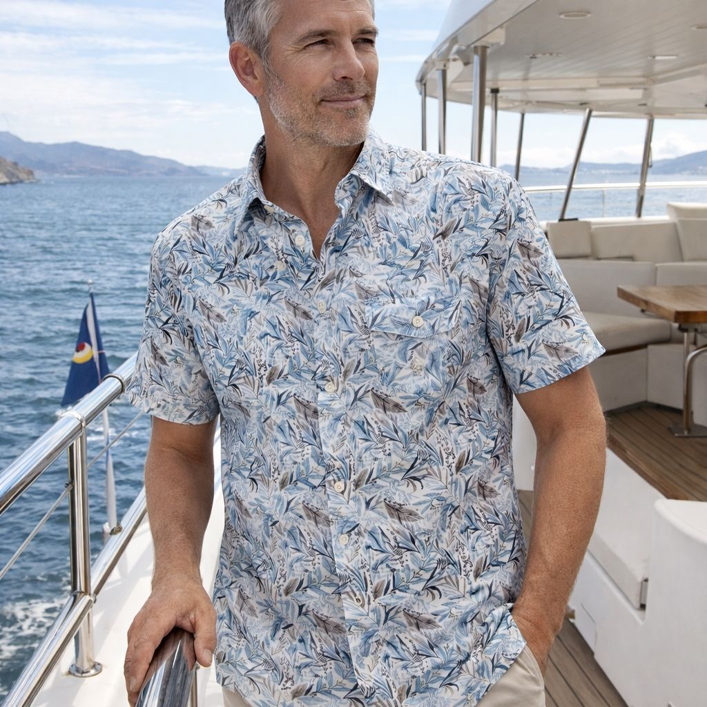 Chemise sport manches courtes MARCO (BLANC - 262448) MODÈLE: CH3862C