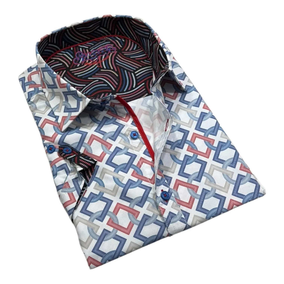 Chemise sport manches courtes SUGAR (CLOUD - 262542) MODÈLE: CESARE-S