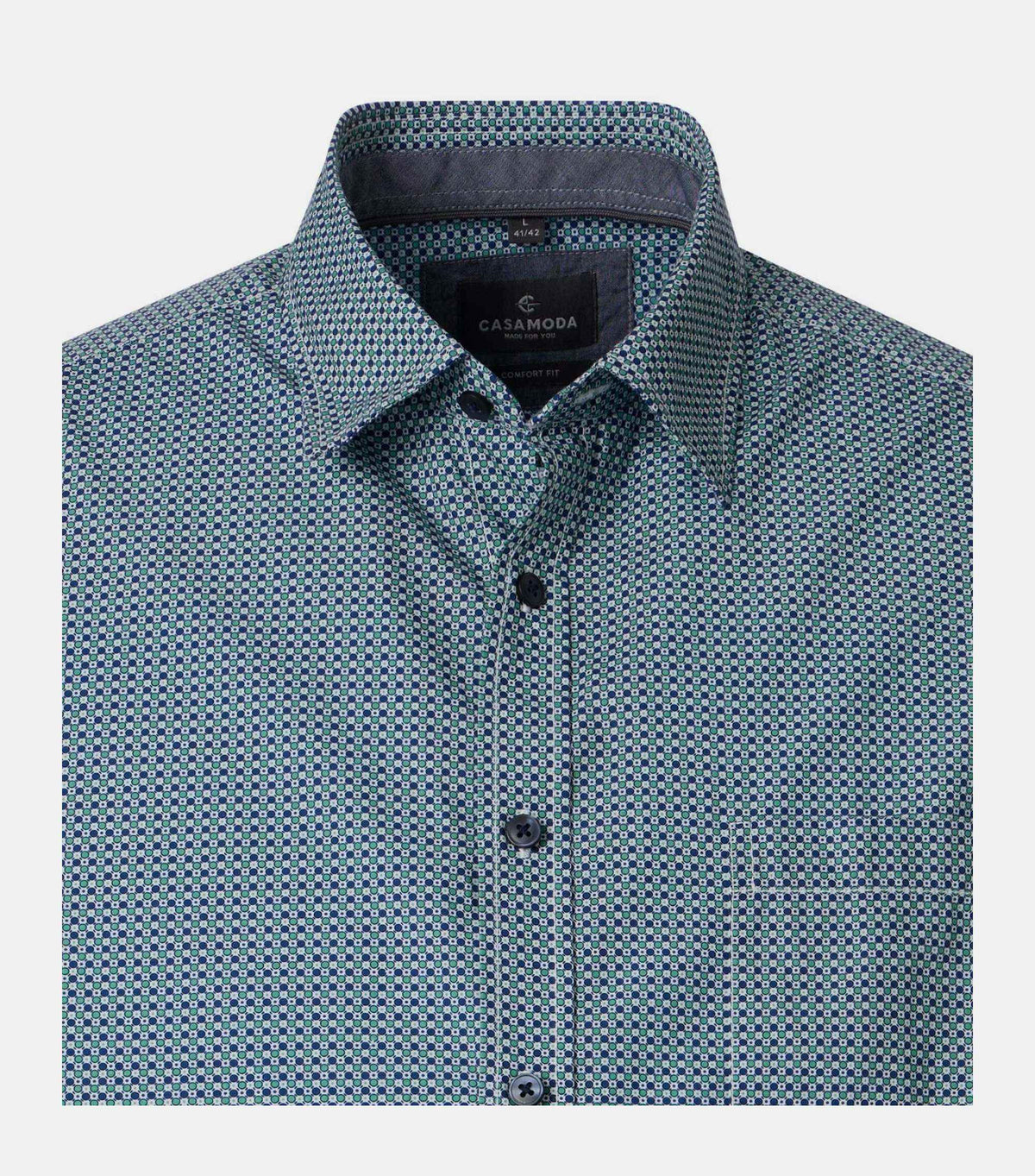 Chemise sport manches courtes CASA-MODA (300-GREEN - 262547) MODÈLE: 126130321