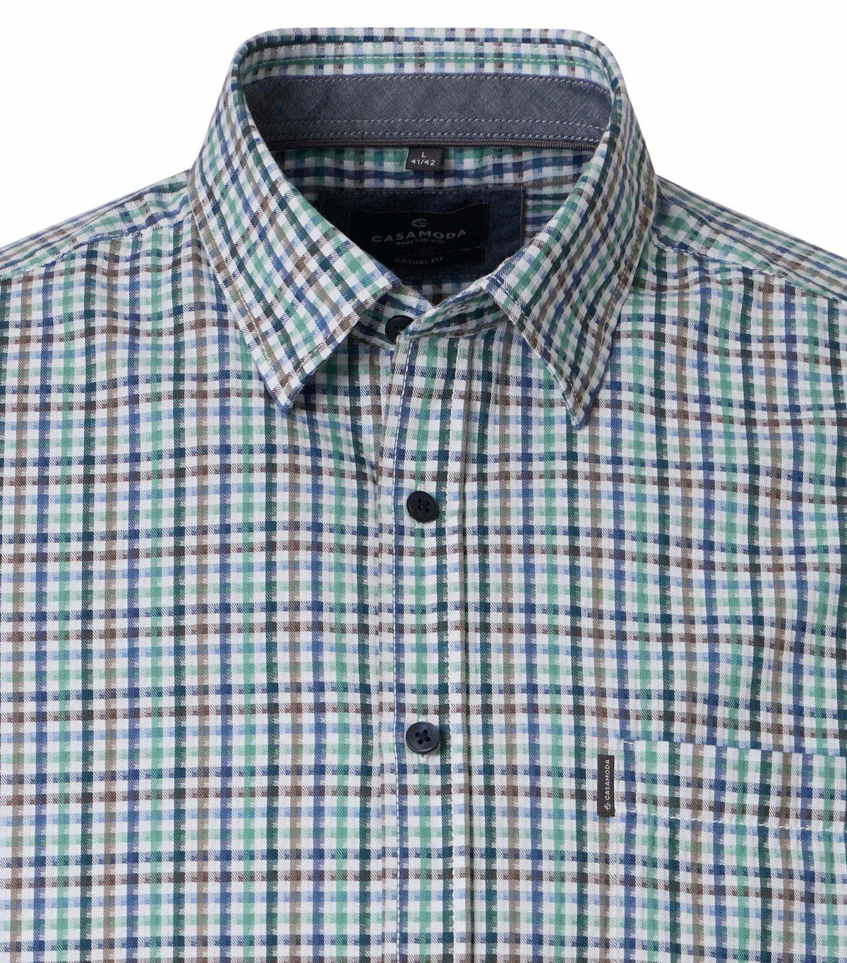 Chemise sport manches courtes CASA-MODA (300-GREEN - 262549) MODÈLE: 126130811