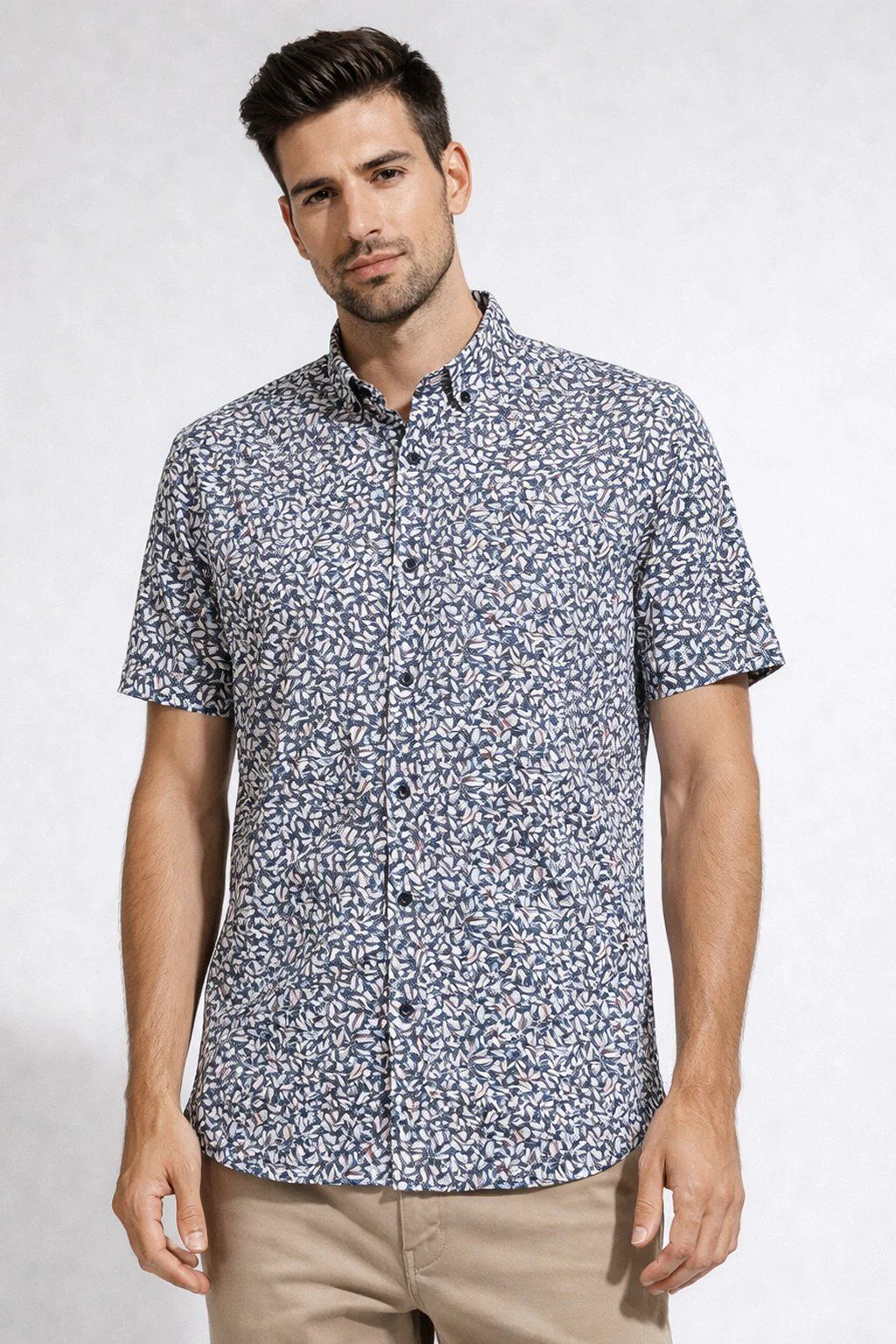 Chemise sport manches courtes LOIS (33-NAVY COMBO - 262555) MODÈLE: 1318