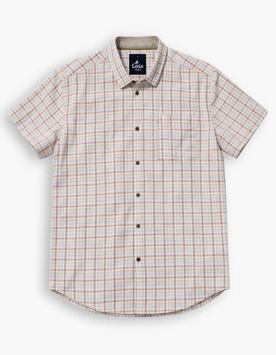 Chemise sport manches courtes LOIS (71-BRICK - 262557) MODÈLE: 1315