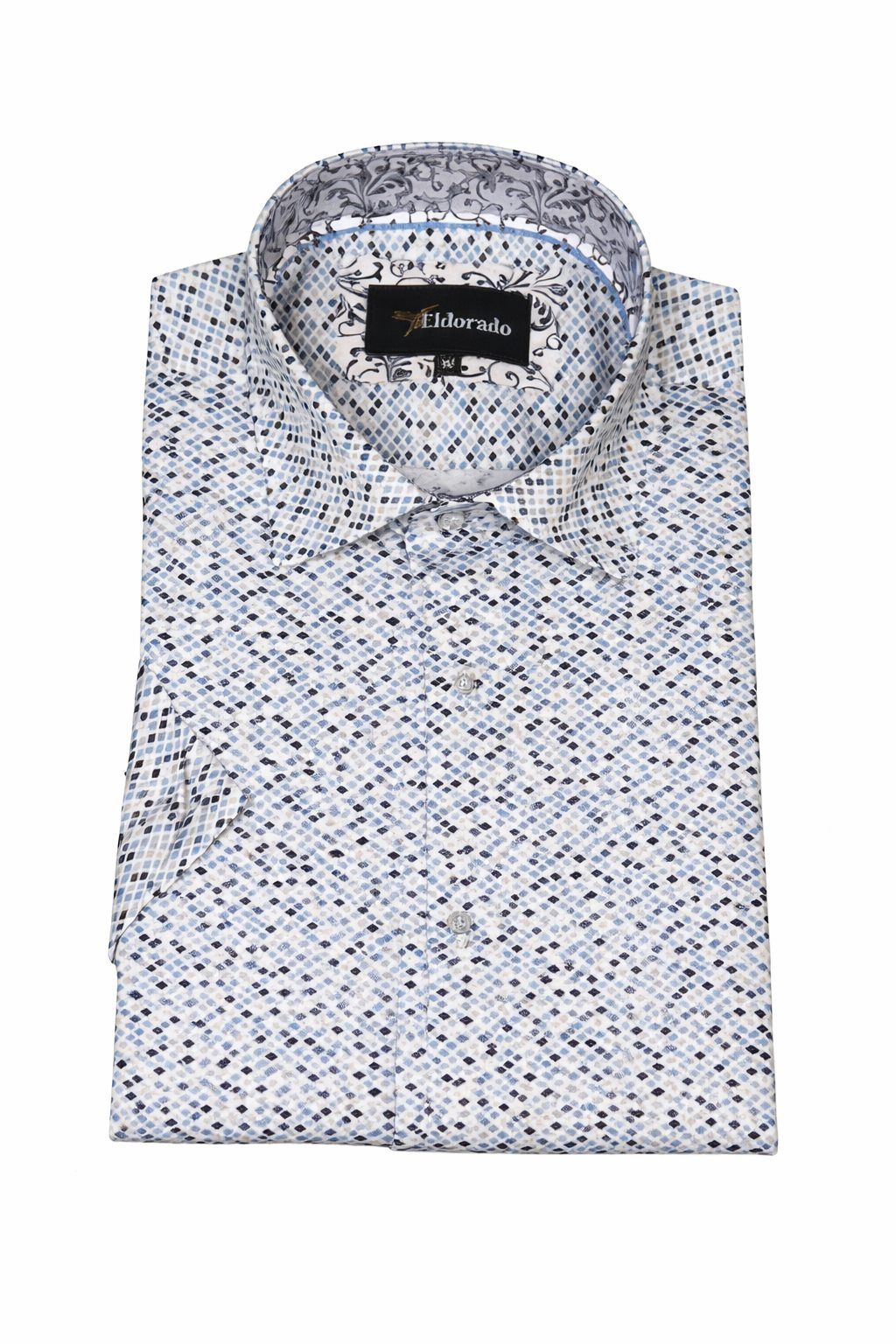 Chemise Manches Courtes ELDORADO (BLEU - 262584) MODÈLE: 2608
