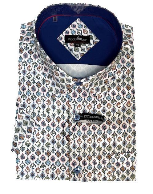 Chemise Manches Courtes BLACK ICE (MARINE - 262589) MODÈLE: S26BIS4492