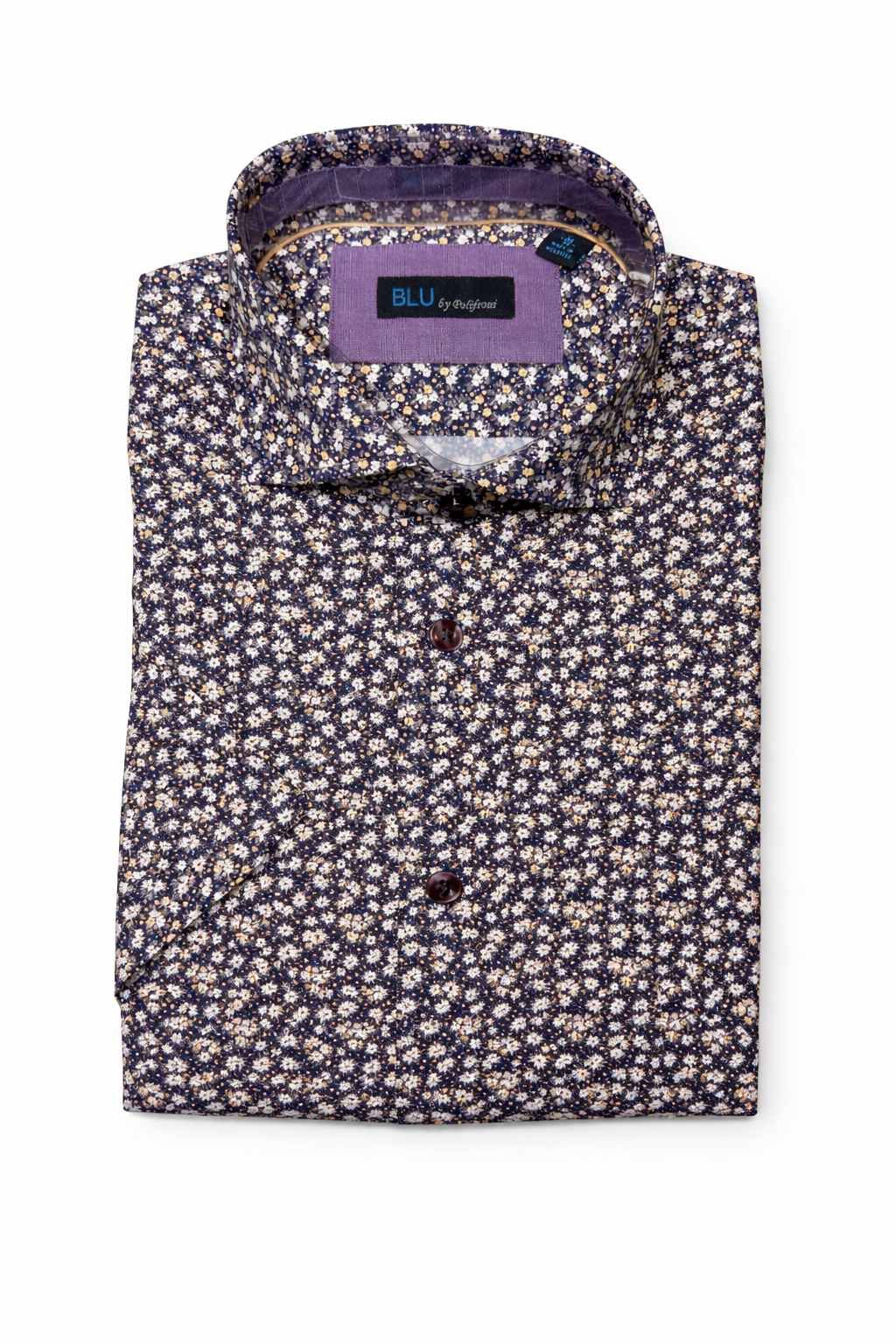 Chemise sport manches courtes BLU (60-LAVENDRE - 262602) MODÈLE: B2649201