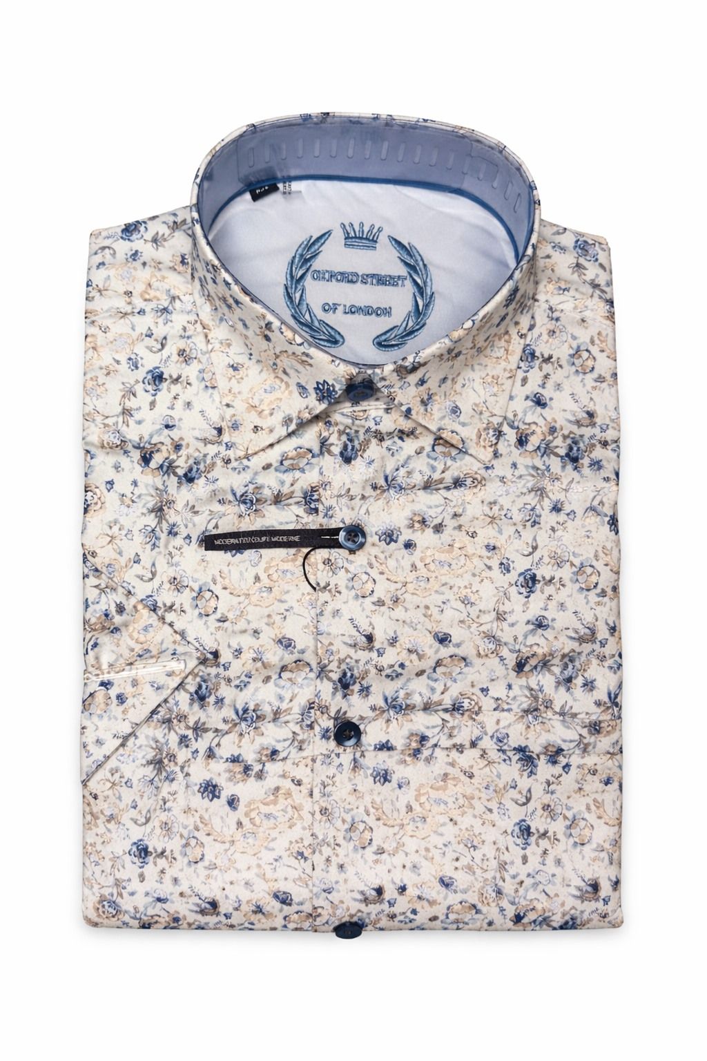 Chemise sport manches courtes OXFORD STREET (LIGHT BLUE - 262619) MODÈLE: S26OX4550