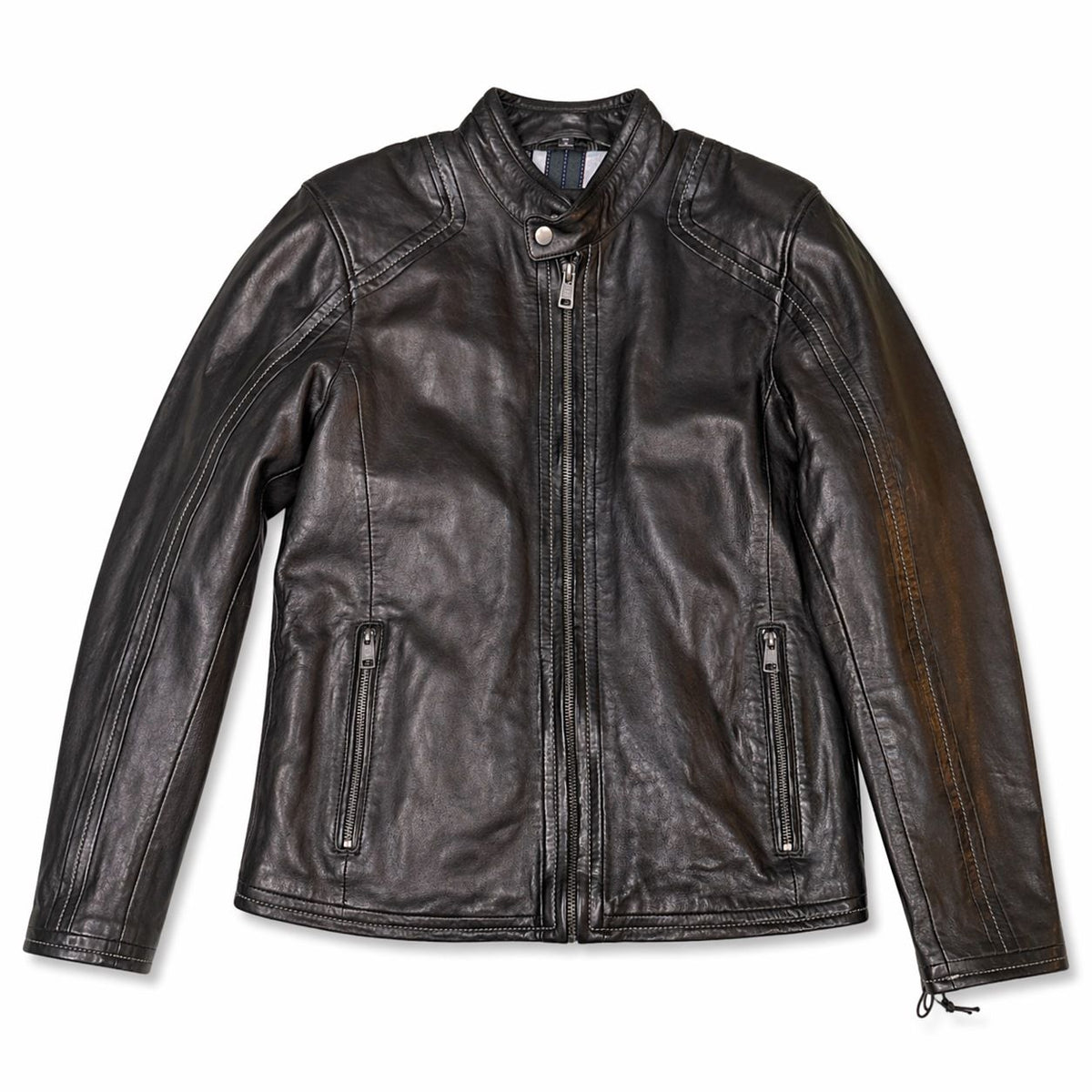 Cuir 5/8 demi-saison PLONGÉ (NOIR - 262700) MODÈLE: 40501