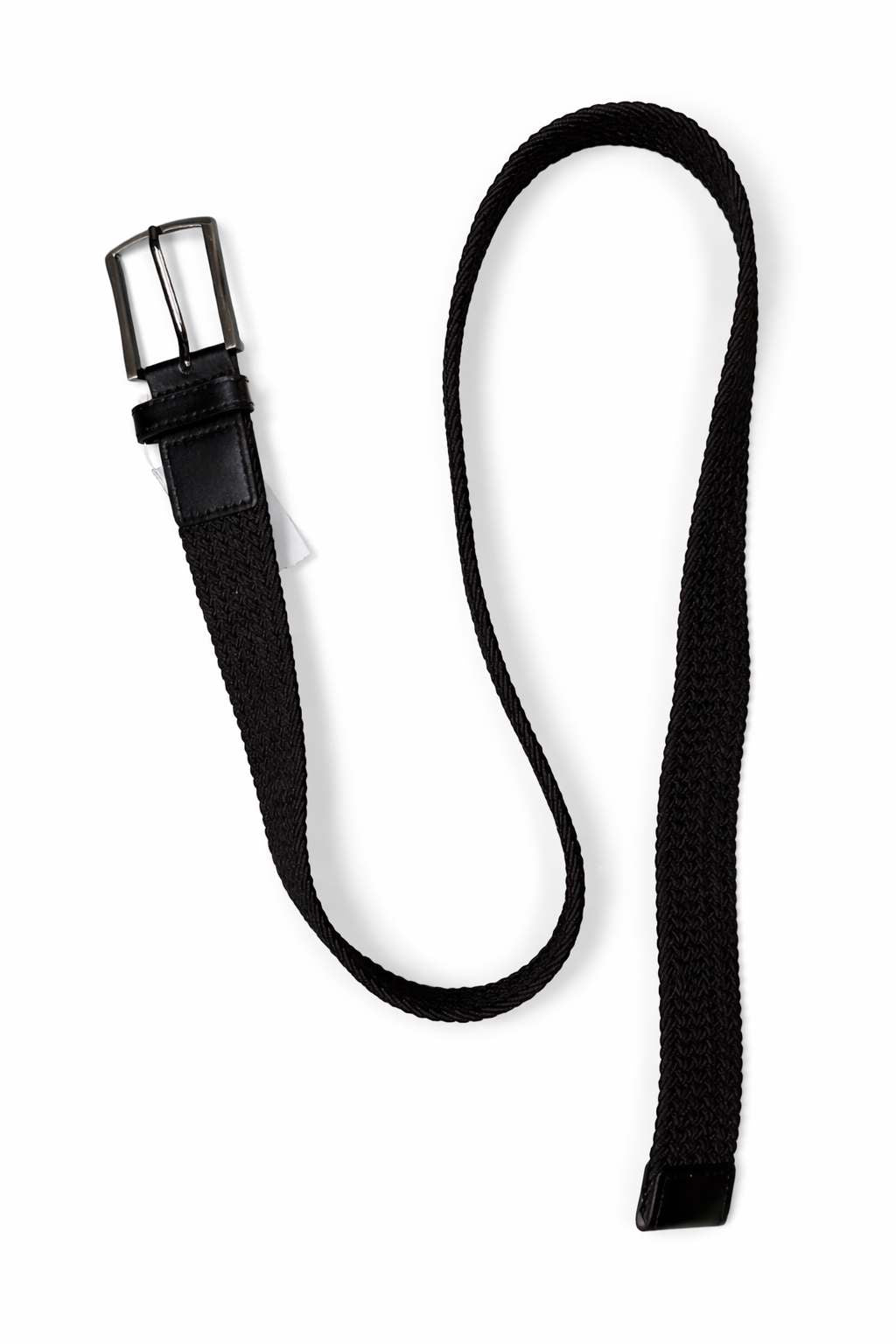 Ceinture élastique noir CUSTOM LEATHER (04-NOIR - 262708) MODÈLE: 4844