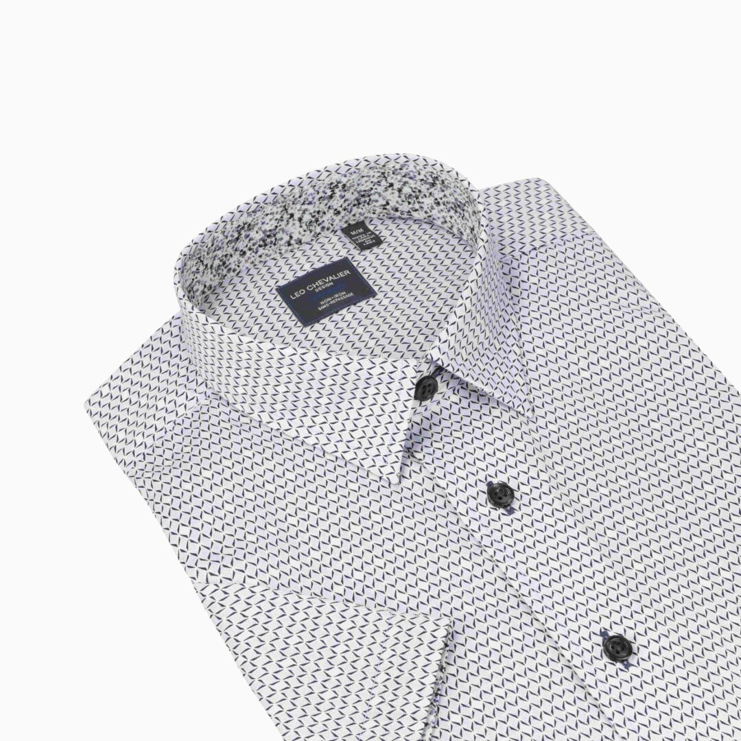 Chemise sport manches courtes LEO CHEVALIER (32-GRIS - 262735) MODÈLE: 626371