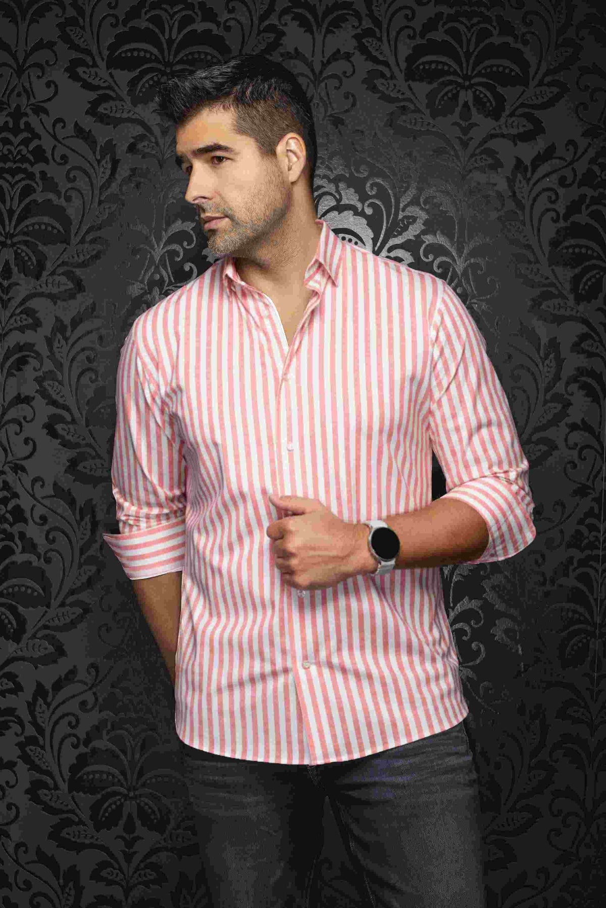 Chemise Manches Longues AU NOIR (CORAIL - 262741) MODÈLE: TELLY