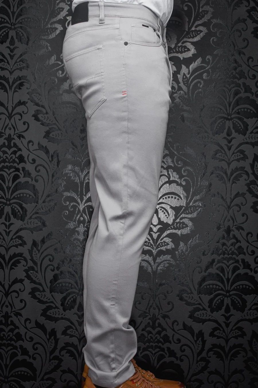 Pantalon sport extensible AU NOIR (SILVER - 262762) MODÈLE: JOHNNY-SKC