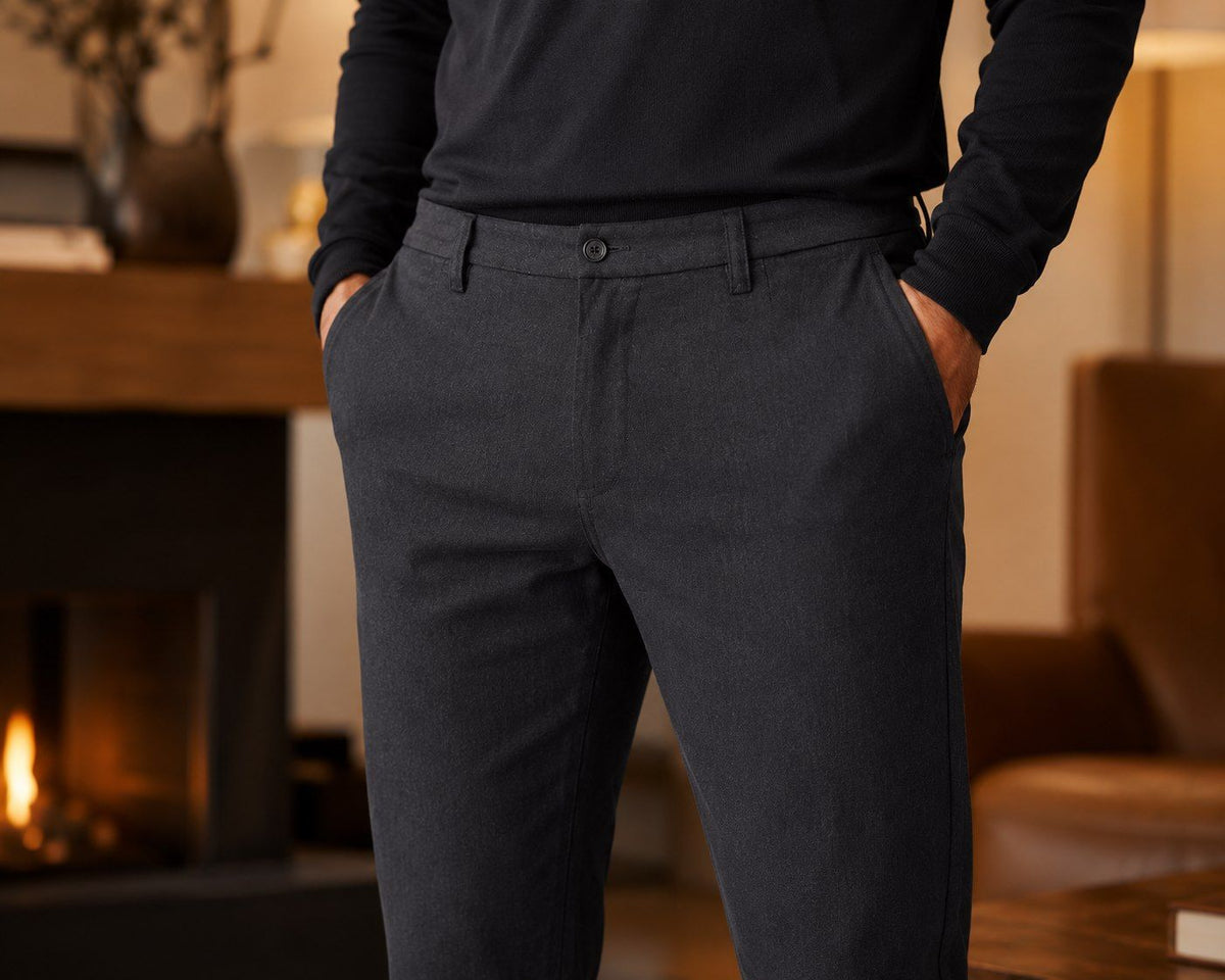 PANTALON HABILLÉ BALLIN (010-CHARCOAL - 262818) MODÈLE: M2034E059