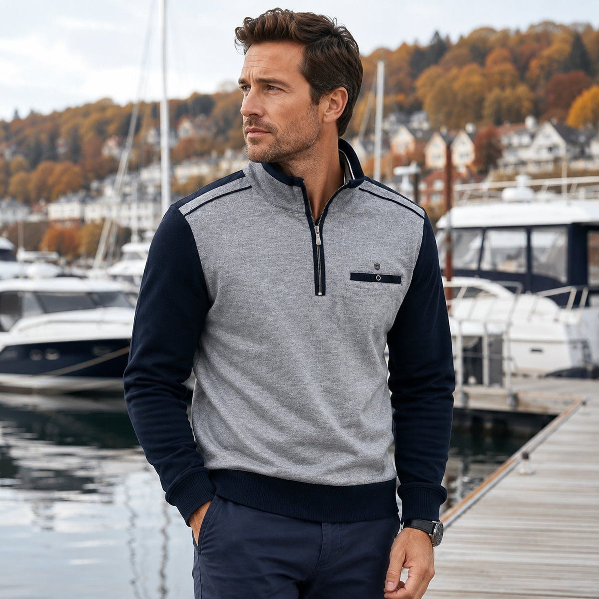 MOCK ZIP MONTE CARLO (750-MARINE - 262826) MODÈLE: 263-56215