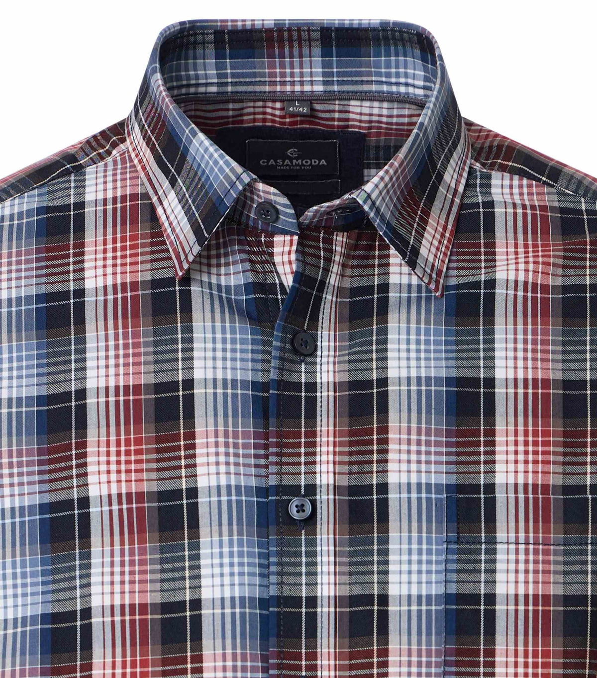 Chemise sport manches longues CASA MODA (100-BLEU - 262891) MODÈLE: 126132230