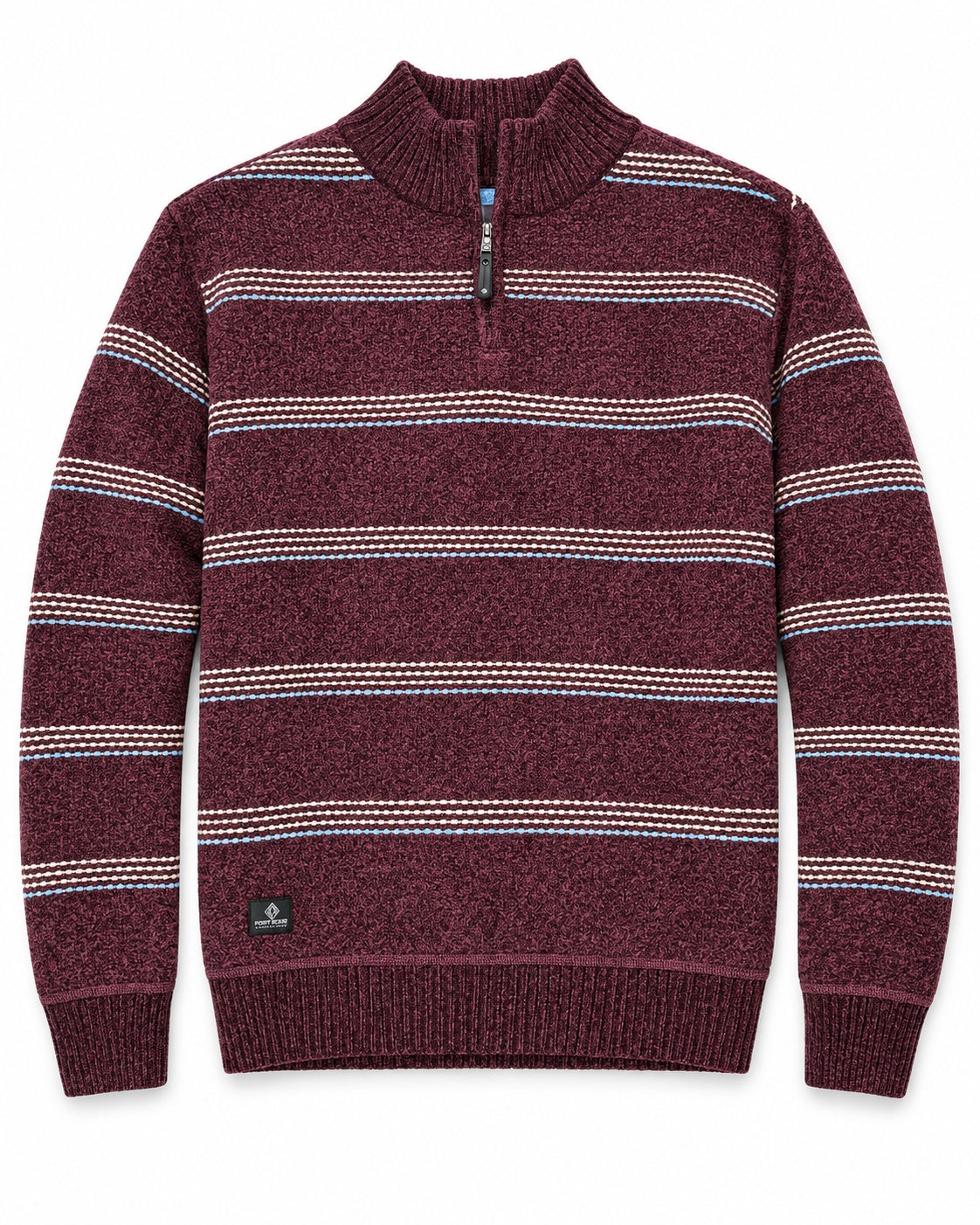MOCK ZIP POINT ZERO (WINE - 262910) MODÈLE: 7768707