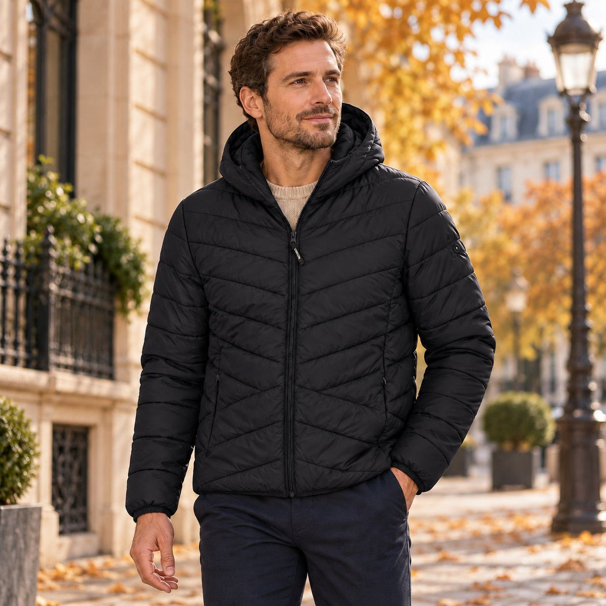 Manteau ultra-léger OOKPIK (NOIR - 262926) MODÈLE: JACE