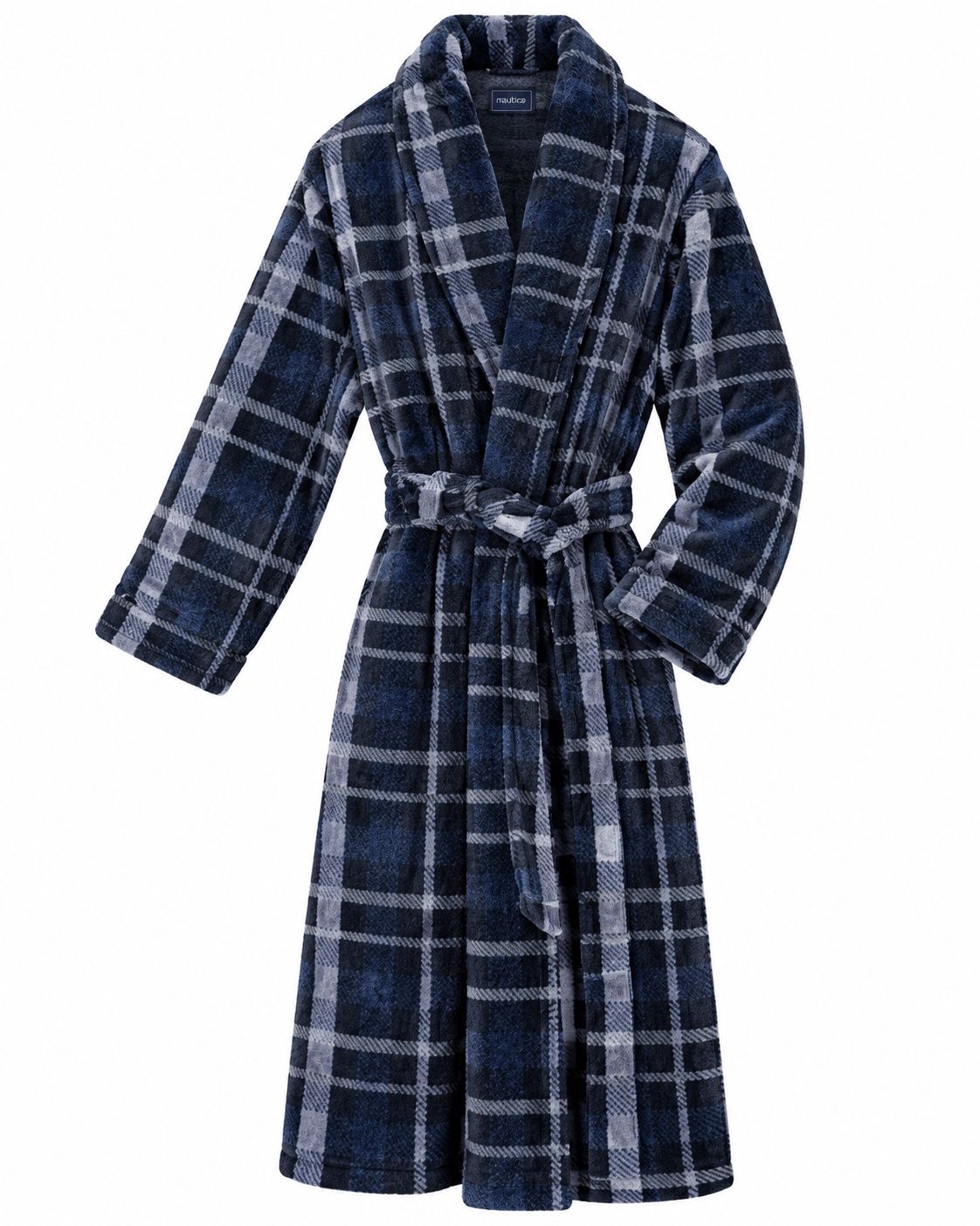 Robe de chambre à col chale MAJESTIC (432-NAVY - 262930) MODÈLE: 13429110