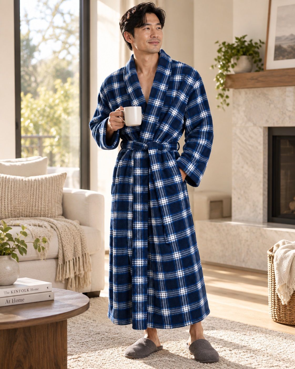Robe de chambre MAJESTIC (400-MARINE - 262933) MODÈLE: 13220120